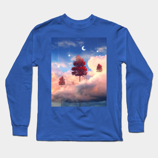 Sky tree Long Sleeve T-Shirt by sidomatic